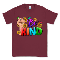 Burgundy Be Kind LGBTQ+ Classic Tee - BundleAndBundleShop
