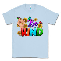 Dusty Blue Be Kind LGBTQ+ Classic Tee - BundleAndBundleShop