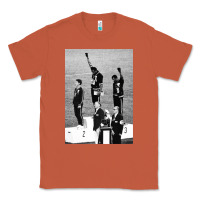Copper black power black fist 1968 olympics Classic Tee - artisFamous