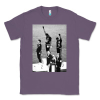 Lavender black power black fist 1968 olympics Classic Tee - artisFamous