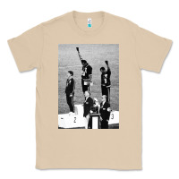Mushroom black power black fist 1968 olympics Classic Tee - artisFamous