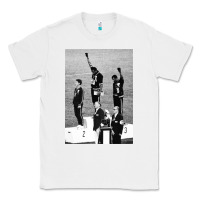 White black power black fist 1968 olympics Classic Tee - artisFamous