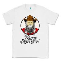 White chris stapleton Classic Tee - artisFamous