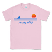 Bubblegum Pink amity island 1975 Classic Tee - artisFamous