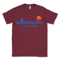 Burgundy amity island 1975 Classic Tee - artisFamous