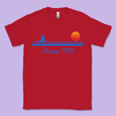 Amity Island 1975 Classic Tee Designed By Artisfamous