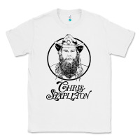 White chris stapleton Classic Tee - artisFamous