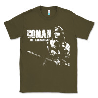 Army Green conan the barbarian vintage Classic Tee - artisFamous