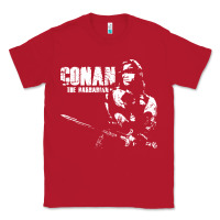 Red conan the barbarian vintage Classic Tee - artisFamous