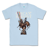 Dusty Blue Circa Survive Classic Tee - artisFamous