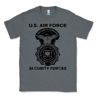 Charcoal Heather air force security forces Classic Tee - artisFamous