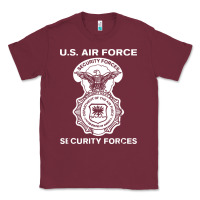Burgundy air force security forces Classic Tee - artisFamous