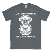 Charcoal Heather air force security forces Classic Tee - artisFamous