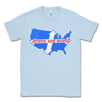 Dusty Blue Jimmy Eat World Classic Tee - artisFamous