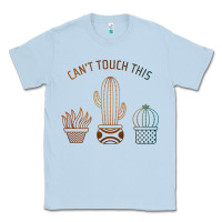 Dusty Blue cool cactus Classic Tee - artisFamous