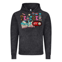 Vintage Black teacher mode off Vintage Hoodie - AdoDesignShop