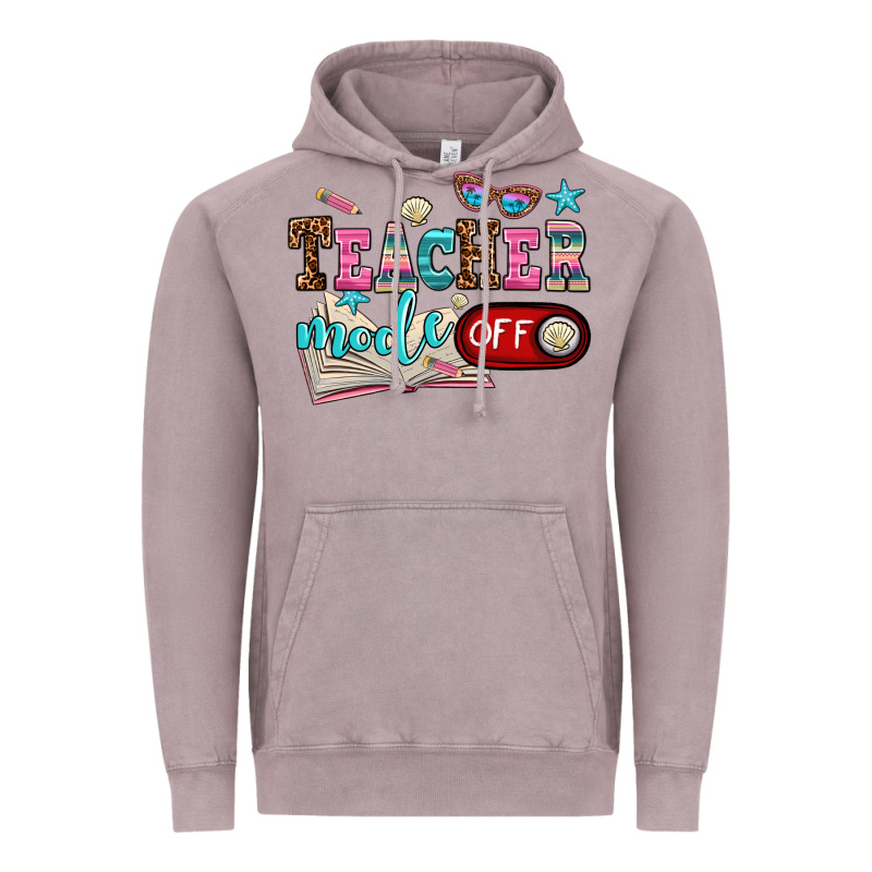 Teacher Mode Off Vintage Hoodie by AdoDesignShop | Teevron
