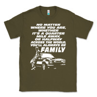 Army Green fast and furious Classic Tee - artisFamous