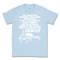 Dusty Blue fast and furious Classic Tee - artisFamous