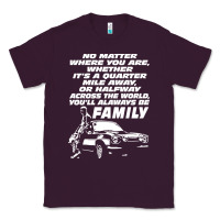 Plum fast and furious Classic Tee - artisFamous