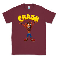 Burgundy crash bandicoot Classic Tee - artisFamous