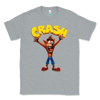 Heather Grey crash bandicoot Classic Tee - artisFamous