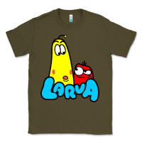 Army Green larva cartoon Classic Tee - artisFamous