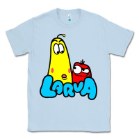 Dusty Blue larva cartoon Classic Tee - artisFamous
