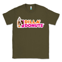 Army Green dilla' donuts Classic Tee - artisFamous