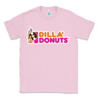 Bubblegum Pink dilla' donuts Classic Tee - artisFamous