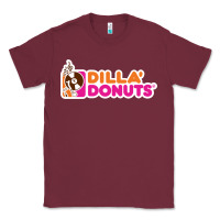 Burgundy dilla' donuts Classic Tee - artisFamous