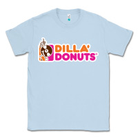 Dusty Blue dilla' donuts Classic Tee - artisFamous