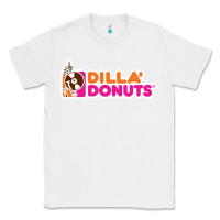 White dilla' donuts Classic Tee - artisFamous