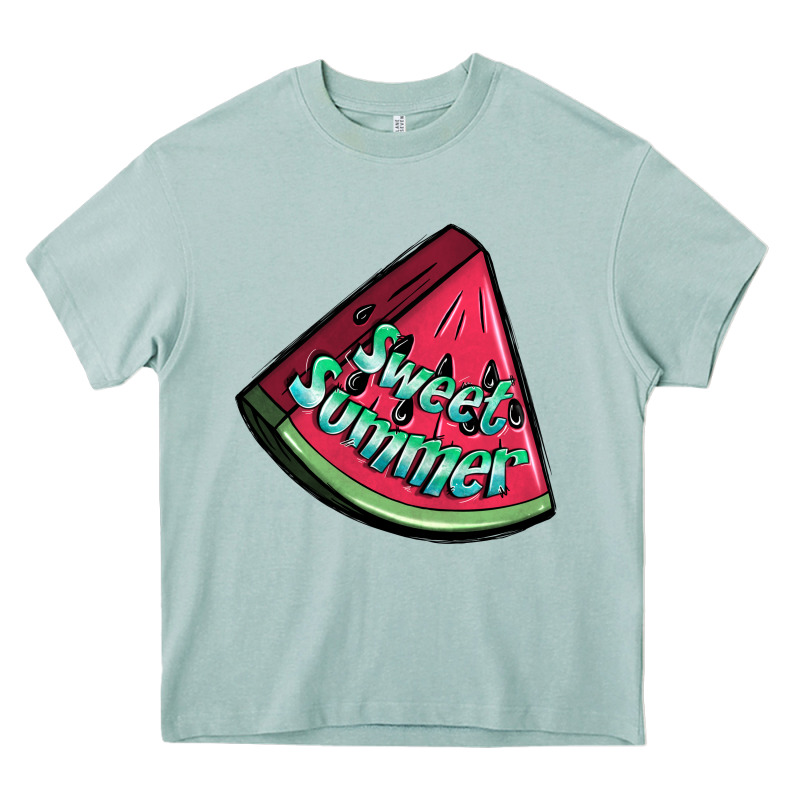 Sweet Summer Watermelon 1 Heavy Core Tee by BundleAndBundleShop | Teevron