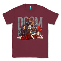 Burgundy doom breakfast patrol Classic Tee - artisFamous