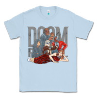 Dusty Blue doom breakfast patrol Classic Tee - artisFamous