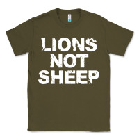 Army Green lions not sheep Classic Tee - artisFamous