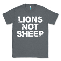 Charcoal Heather lions not sheep Classic Tee - artisFamous