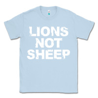 Dusty Blue lions not sheep Classic Tee - artisFamous