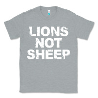 Heather Grey lions not sheep Classic Tee - artisFamous