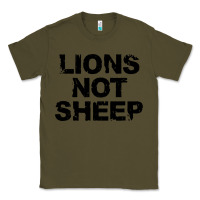 Army Green lions not sheep Classic Tee - artisFamous