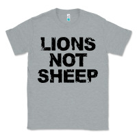 Heather Grey lions not sheep Classic Tee - artisFamous