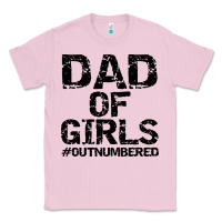 Bubblegum Pink dad of girls Classic Tee - artisFamous