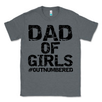 Charcoal Heather dad of girls Classic Tee - artisFamous