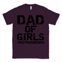 Plum dad of girls Classic Tee - artisFamous