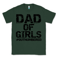 Sports Green dad of girls Classic Tee - artisFamous