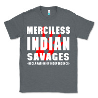 Charcoal Heather merciless indian savages Classic Tee - artisFamous