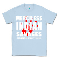 Dusty Blue merciless indian savages Classic Tee - artisFamous