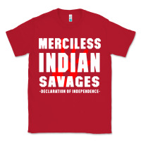 Red merciless indian savages Classic Tee - artisFamous
