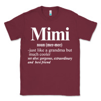 Burgundy mimi Classic Tee - artisFamous